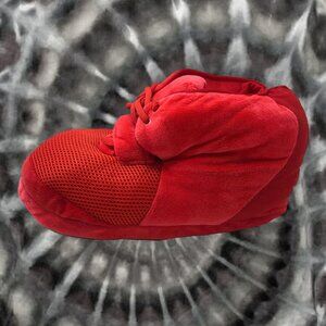 Comfy Unisex Plush Sneaker Slippers – Red October Inspired – One Size Fits Most